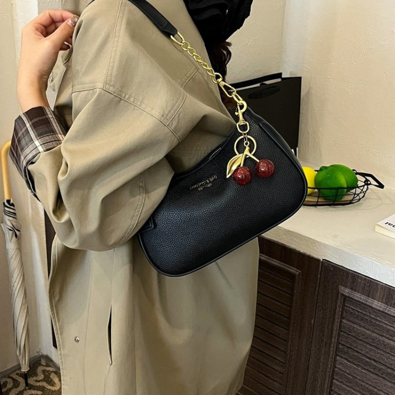 Cherry Pendant Premium Luxury Shoulder Bag