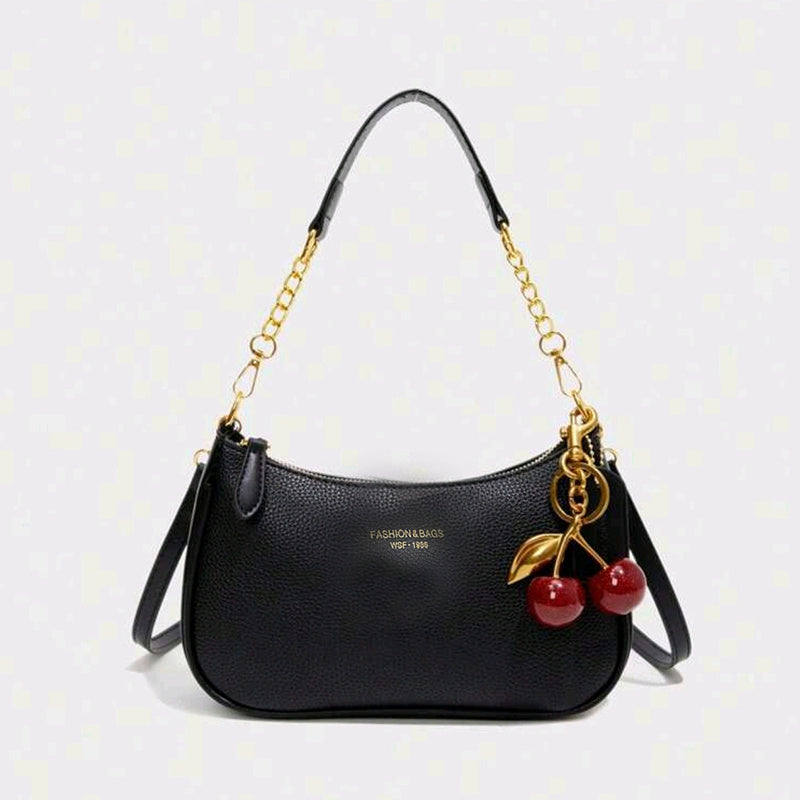 Cherry Pendant Cross Body Bag
