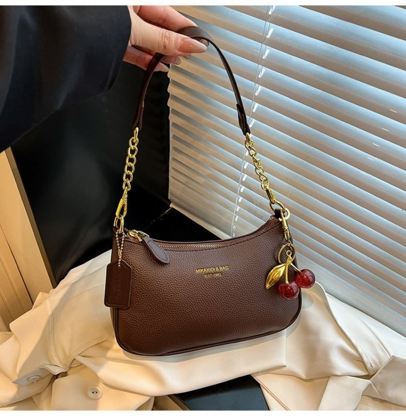 Cherry Pendant Premium Luxury Shoulder Bag