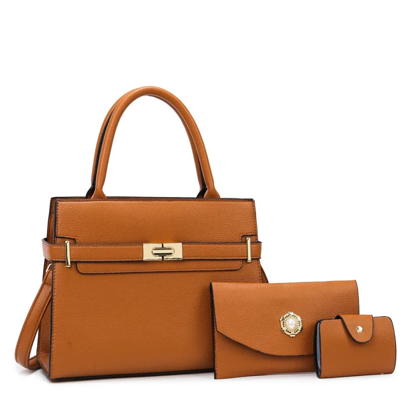 3 in 1 Luxury Shoulder Cross Body Bag